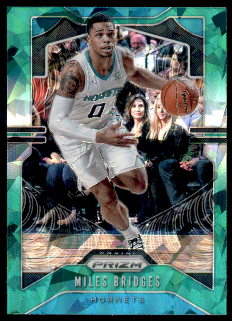 2019-20 Panini Prizm Prizms Green Ice #55 Miles Bridges