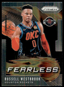 2019-20 Panini Prizm Fearless #4 Russell Westbrook