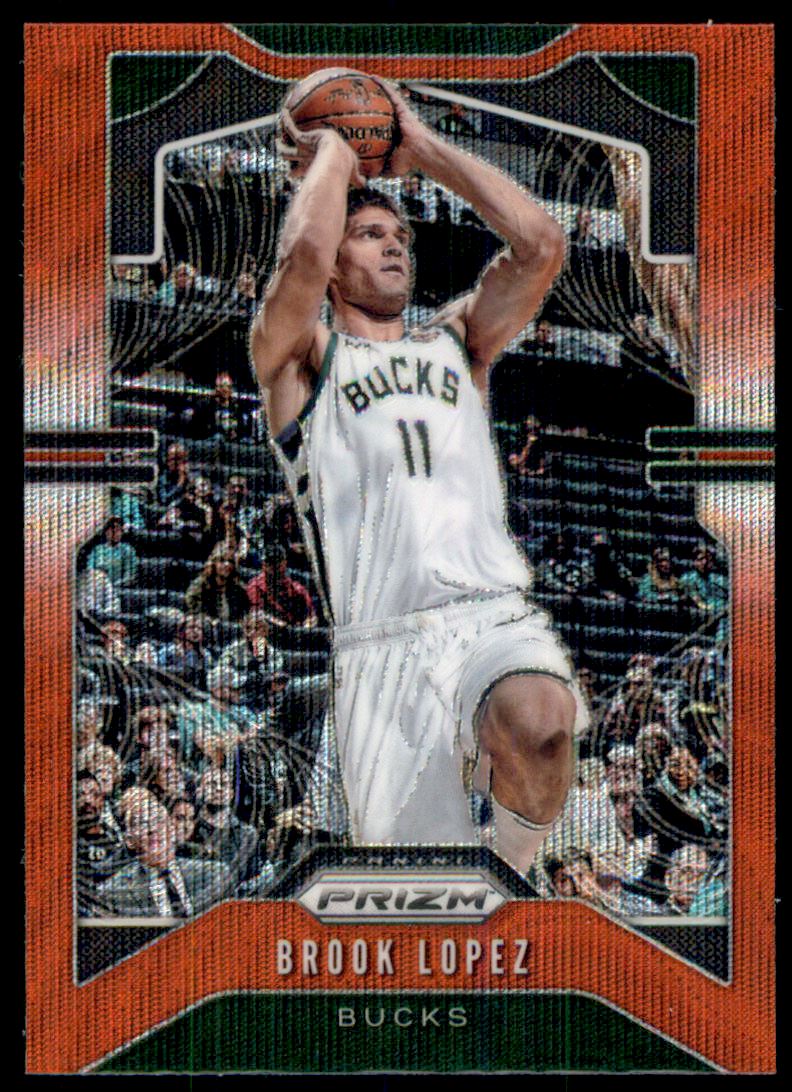 2019-20 Panini Prizm Prizms Ruby Wave #234 Brook Lopez
