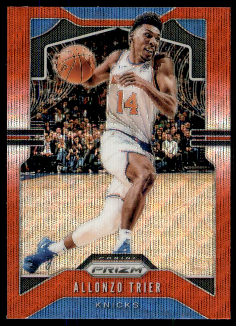 2019-20 Panini Prizm Prizms Ruby Wave #180 Allonzo Trier