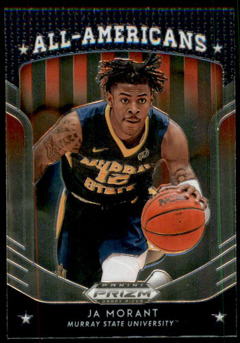 2019-20 Panini Prizm Draft Picks #44 Ja Morant AA