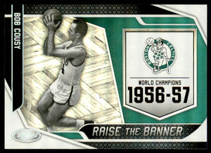 2019-20 Certified Raise the Banner #15 Bob Cousy