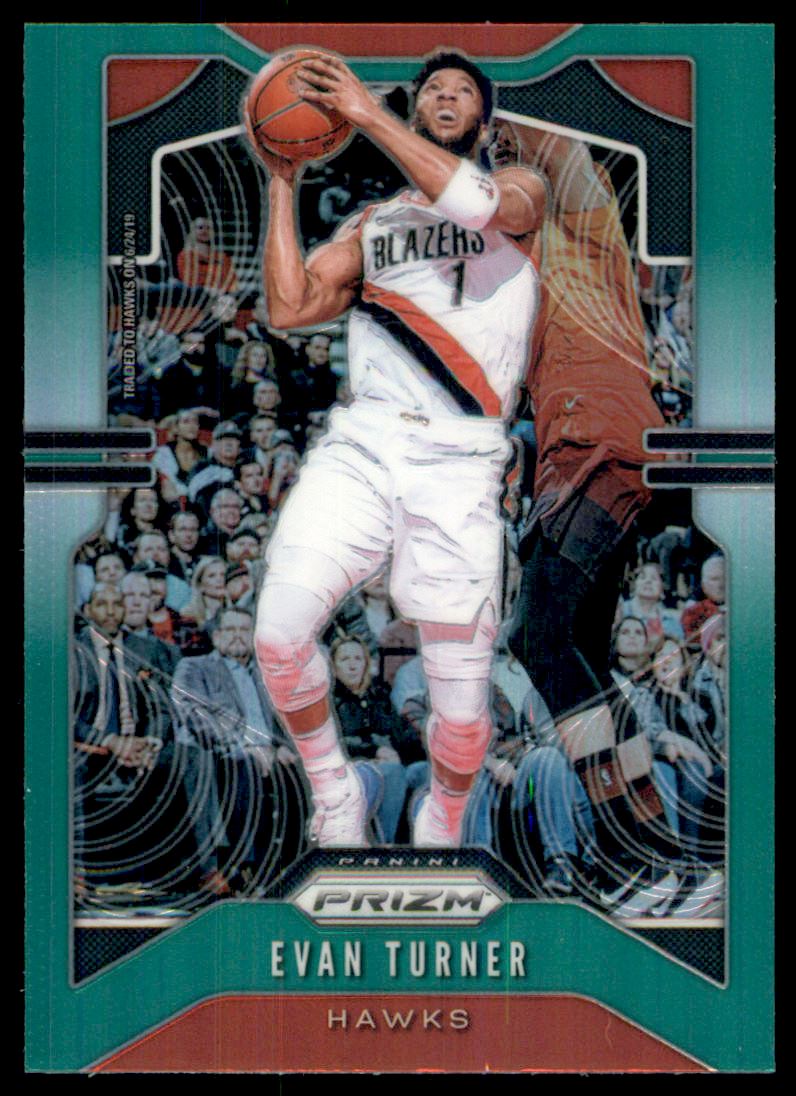 2019-20 Panini Prizm Prizms Green #119 Evan Turner