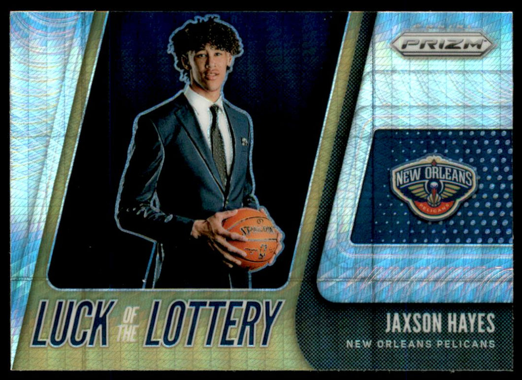 2019-20 Panini Prizm Luck of the Lottery Prizms Hyper #8 Jaxson Hayes