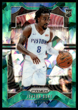 2019-20 Panini Prizm Prizms Green Ice #291 Jordan Bone