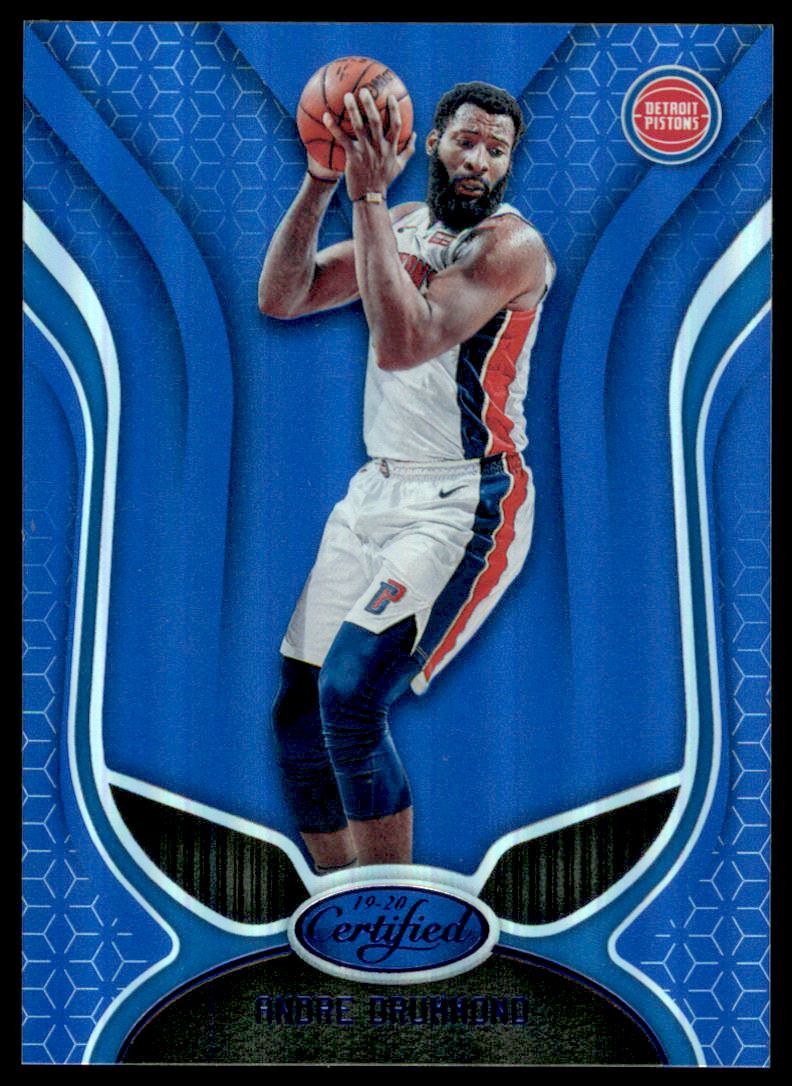 2019-20 Certified Mirror Blue #49 Andre Drummond