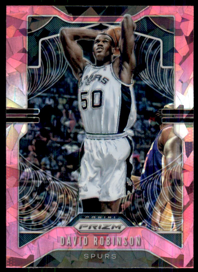 2019-20 Panini Prizm Prizms Pink Ice #9 David Robinson