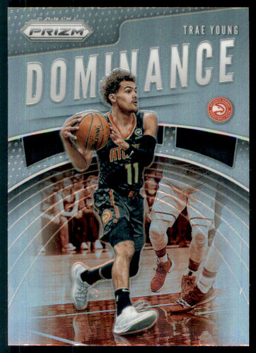 2019-20 Panini Prizm Dominance Prizms Silver #25 Trae Young