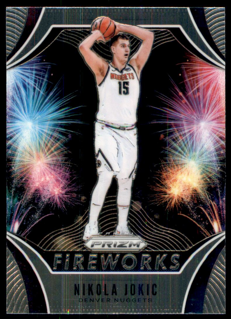 2019-20 Panini Prizm Fireworks #18 Nikola Jokic