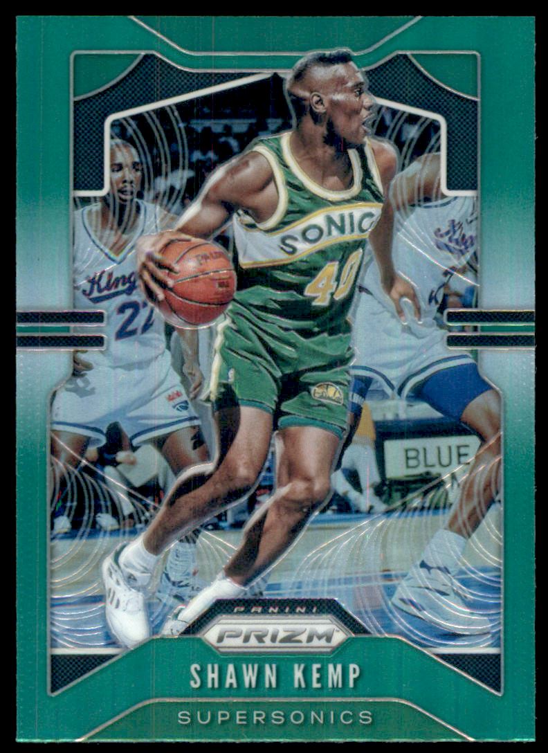 2019-20 Panini Prizm Prizms Green #14 Shawn Kemp