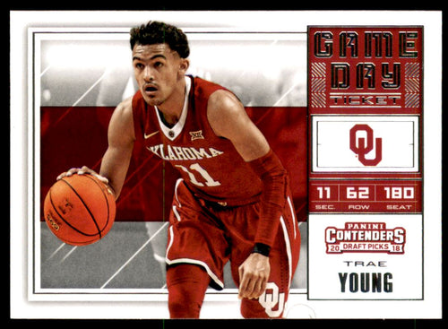 Colin Sexton Panini Contenders Draft Picks 2018-19 School Colors