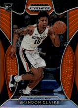 2019-20 Panini Prizm Draft Picks Prizms Orange #20 Brandon Clarke