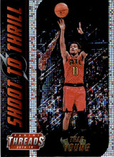 2018-19 Panini Threads Shoot to Thrill Dazzle #4 Trae Young
