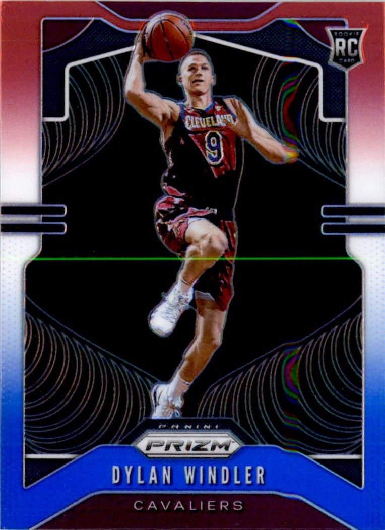 2019-20 Panini Prizm Prizms Red White and Blue #270 Dylan Windler