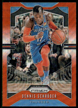2019-20 Panini Prizm Prizms Ruby Wave #186 Dennis Schroder