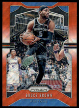 2019-20 Panini Prizm Prizms Ruby Wave #97 Bruce Brown