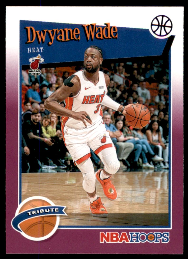 2019-20 Hoops Purple #287 Dwyane Wade