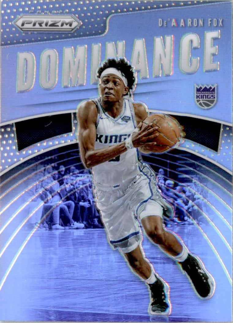 2019-20 Panini Prizm Dominance Prizms Silver #7 De'Aaron Fox