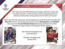 2021-22 Topps UEFA Champions League Chrome Soccer Hobby Lite Pack